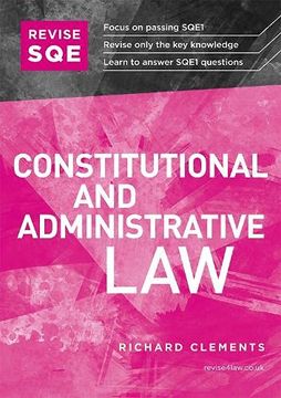 portada Revise sqe Constitutional and Administrative Law: Sqe1 Revision Guide (en Inglés)