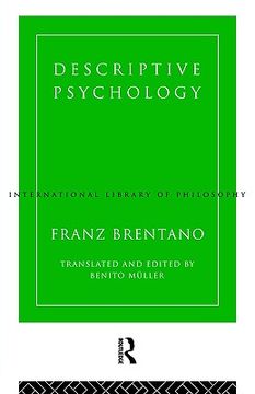 portada descriptive psychology (en Inglés)