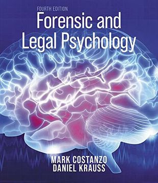 portada Forensic and Legal Psychology: Psychological Science Applied to law 