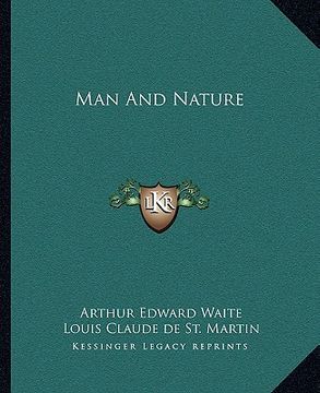 portada man and nature (en Inglés)