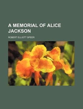 portada a memorial of alice jackson