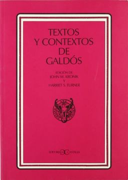 portada Textos y Contextos de Galdós: Actas del Simposio Centenario de "Fortunata y Jacinta" (in Spanish)
