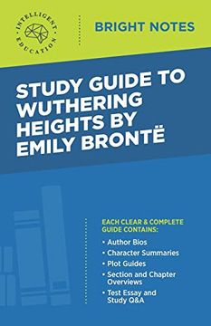 portada Study Guide to Wuthering Heights by Emily Brontë (Bright Notes) (in English)