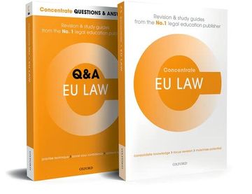 portada Eu law Revision Concentrate Pack: Law Revision and Study Guide (in English)