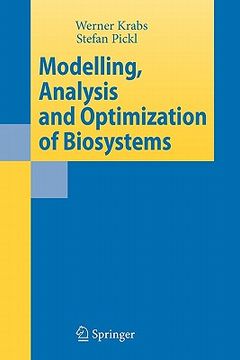 portada modelling, analysis and optimization of biosystems (en Inglés)