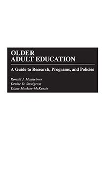 portada Older Adult Education: A Guide to Research, Programs, and Policies (Surfactant Science) (in English)