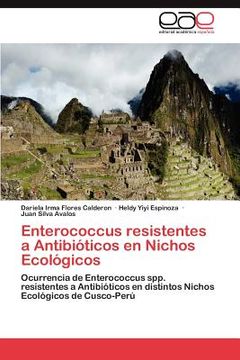 portada enterococcus resistentes a antibi ticos en nichos ecol gicos (en Inglés)