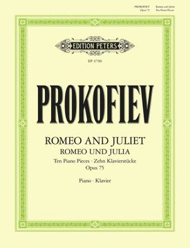 portada Prokofiev - Romeo y Julieta op. 75 (10 Piezas) Para Piano (Burmeister)