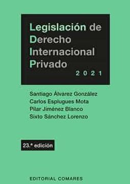 portada Legislacion de Derecho Internacional Privado 2021 (in Spanish)
