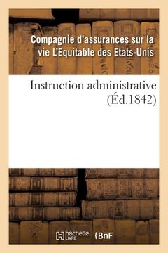 portada Instruction Administrative (en Francés)
