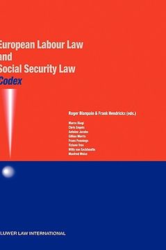 portada codex: european labour law and social security law (en Inglés)