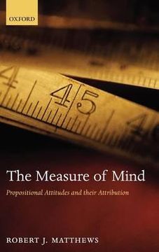 portada the measure of mind: propositional attitudes and their attribution (in English)