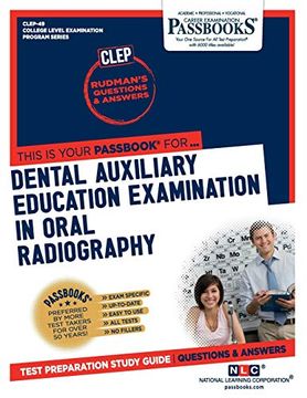 portada Dental Auxiliary Education Examination in Oral Radiography (in English)