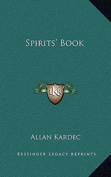 portada spirits' book (in English)