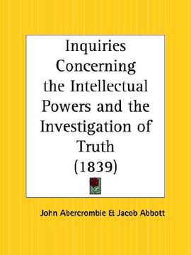 portada inquiries concerning the intellectual powers and the investigation of truth (in English)