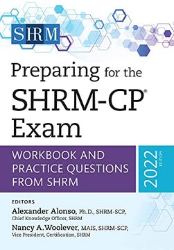 portada Preparing for the Shrm-Cp® Exam: Workbook and Practice Questions From Shrm, 2022 Edition (2022) 