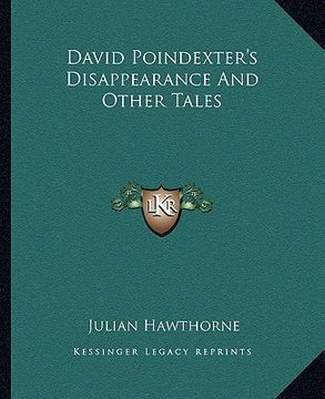 portada david poindexter's disappearance and other tales (in English)