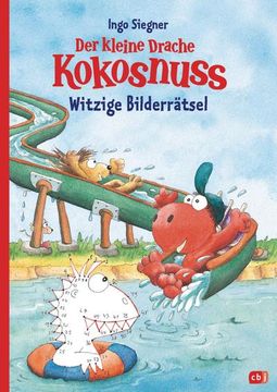 portada Der Kleine Drache Kokosnuss - Witzige Bilderrätsel: Kinderbeschäftigung ab 6 Jahre (en Alemán)