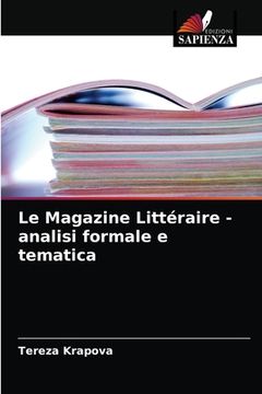 portada Le Magazine Littéraire - analisi formale e tematica (in Italian)