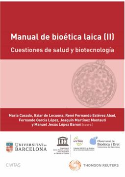 portada Manual de Bioética Laica (Ii): Cuestiones de Salud y Biotecnología (Monografía) (in Spanish)