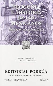 portada Teogonia e Historia de los Mexicanos