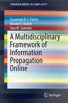 portada A Multidisciplinary Framework of Information Propagation Online (en Inglés)
