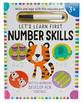 portada Let'S Learn Wipe Clean Hardcover: Number Skills (Let'S Learn First) (en Inglés)