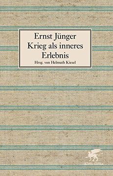 portada Krieg als Inneres Erlebnis: Schriften zum Ersten Weltkrieg (in German)