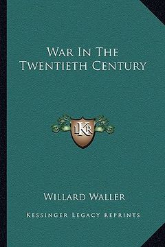 portada war in the twentieth century