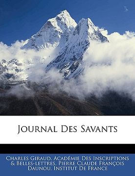 portada Journal Des Savants (en Francés)