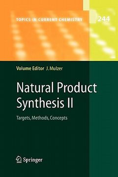 portada natural product synthesis ii: targets, methods, concepts (in English)