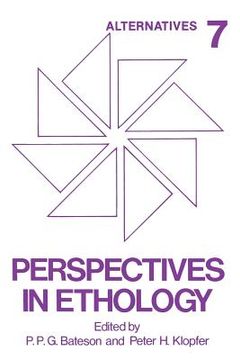 portada Perspectives in Ethology: Volume 7 Alternatives (en Inglés)