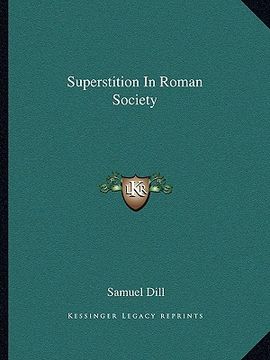 portada superstition in roman society (en Inglés)