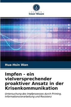 portada Impfen - ein vielversprechender proaktiver Ansatz in der Krisenkommunikation (in German)