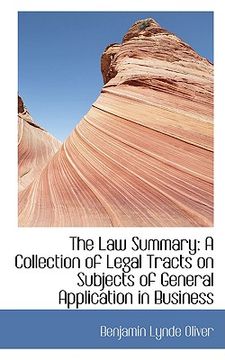 portada the law summary: a collection of legal tracts on subjects of general application in business