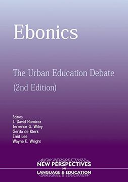 portada Ebonics: The Urban Education Debate (New Perspectives on Language and Education, 2) (en Inglés)