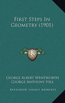 portada first steps in geometry (1901) (in English)