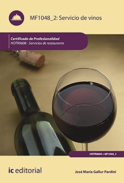 portada Servicio de Vinos. Hotr0608 - Servicios de Restaurante (in Spanish)