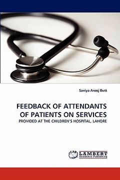 portada feedback of attendants of patients on services (en Inglés)