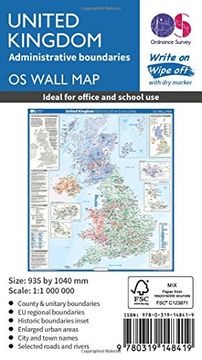 portada United Kingdom Administrative Boundaries (OS Wall Map)