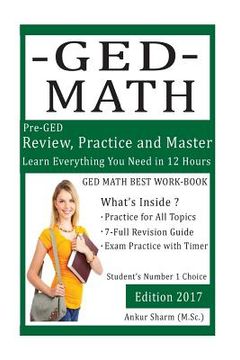 portada GED Math (preparation workbook): GED Mathematics prep workbook (in English)