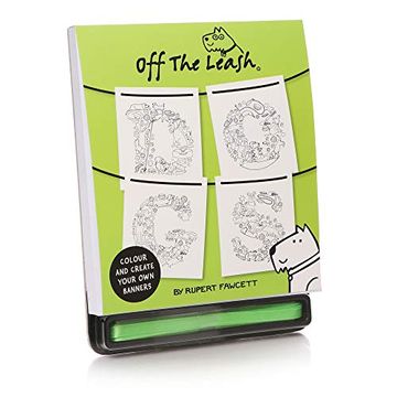 portada Off the Leash: Dogs: Colour and Create Your own Banners (en Inglés)