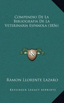 portada Compendio de la Bibliografia de la Veterinaria Espanola (1856)