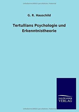 portada Tertullians Psychologie und Erkenntnistheorie (German Edition)