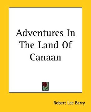 portada adventures in the land of canaan (en Inglés)