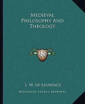 portada medieval philosophy and theology (en Inglés)