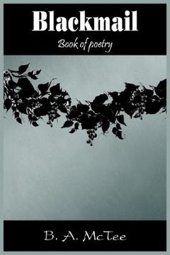 portada blackmail: book of poetry (en Inglés)