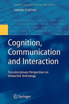 portada cognition, communication and interaction: transdisciplinary perspectives on interactive technology (in English)