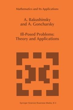 portada Ill-Posed Problems: Theory and Applications (in English)