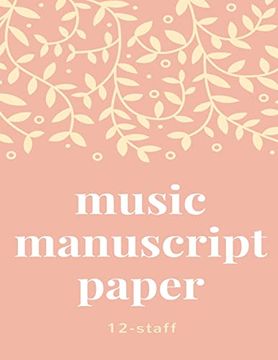 portada Music Manuscript Book (en Inglés)